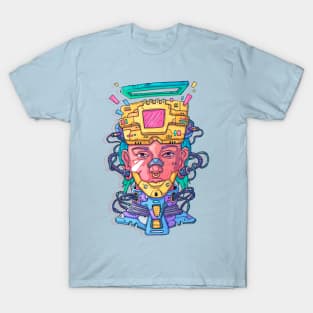 face futuristic style T-Shirt